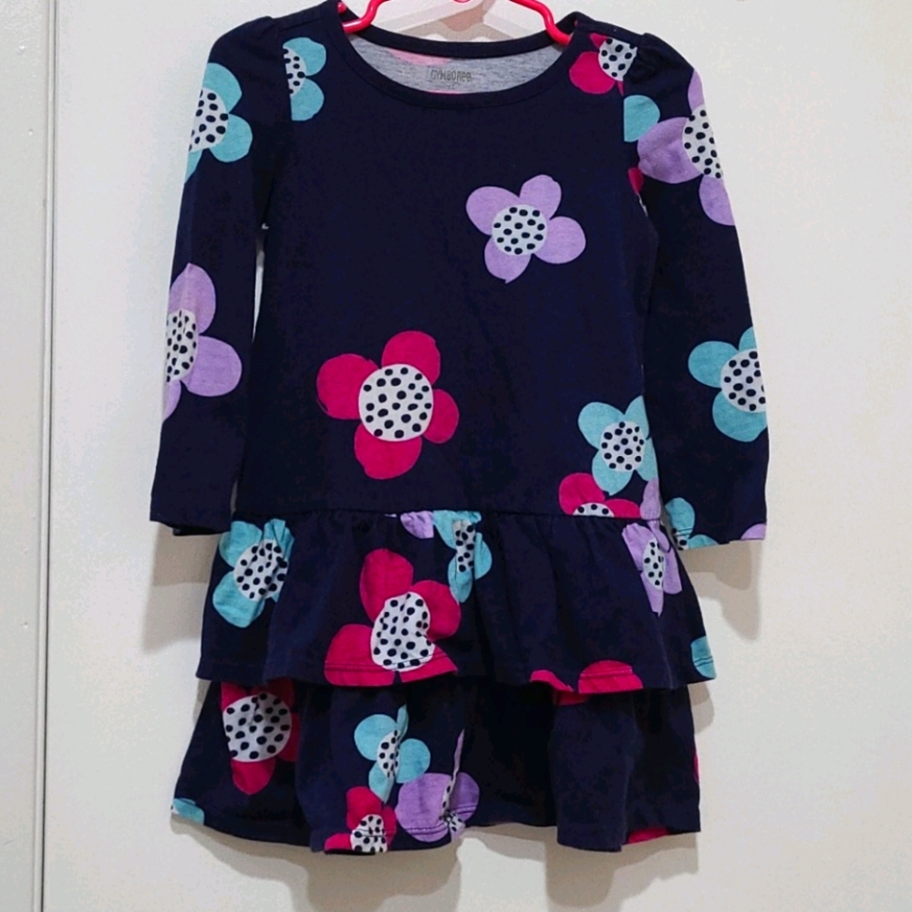 Gymboree floral girls dress- 2T